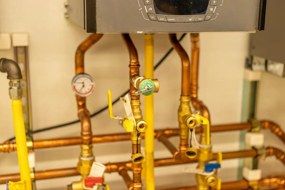 Licensed technician providing Water Heater Installation for a homeowner in Limington